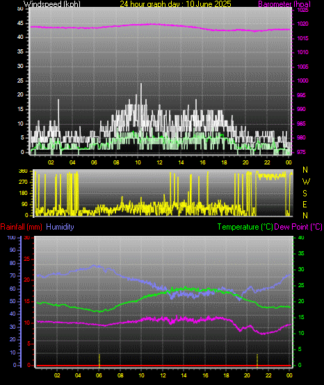 24 Hour Graph for Day 10