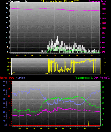 24 Hour Graph for Day 19