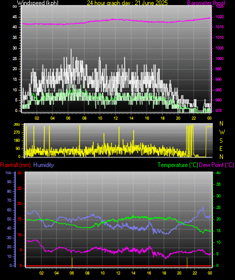 24 Hour Graph for Day 21