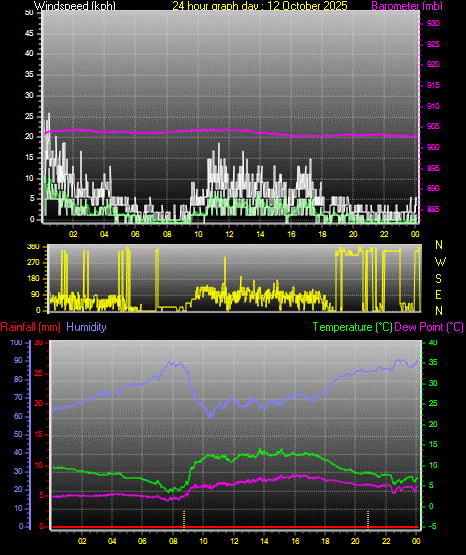 24 Hour Graph for Day 12