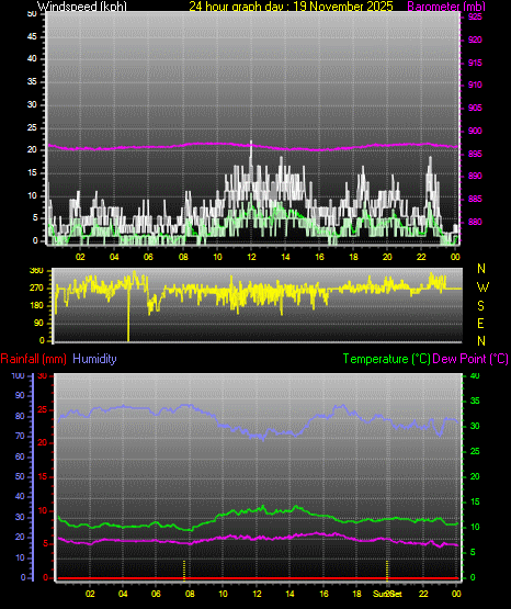 24 Hour Graph for Day 19