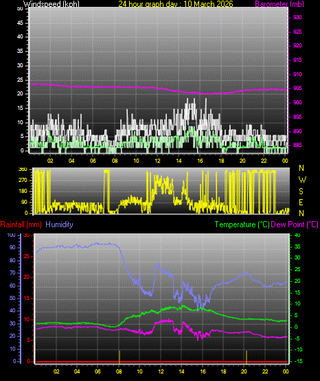 24 Hour Graph for Day 10