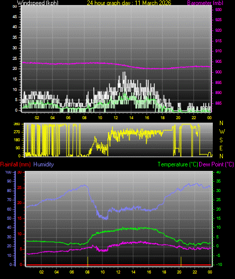 24 Hour Graph for Day 11