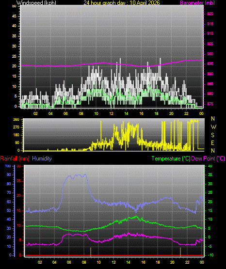 24 Hour Graph for Day 10