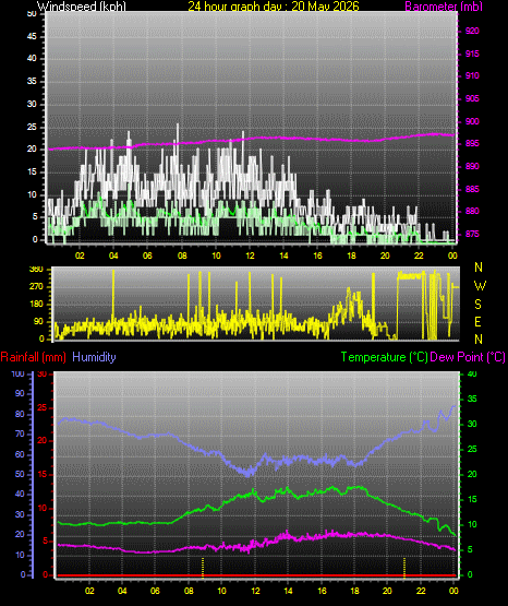 24 Hour Graph for Day 20