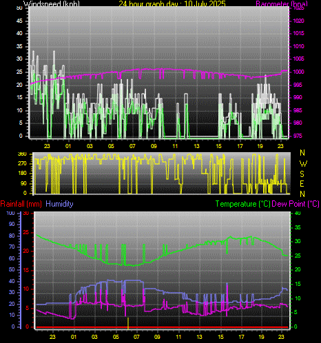 24 Hour Graph for Day 10