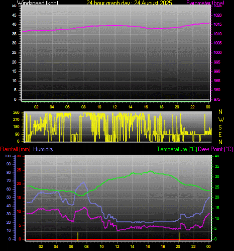 24 Hour Graph for Day 24