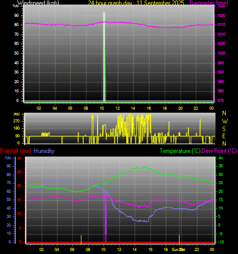 24 Hour Graph for Day 11