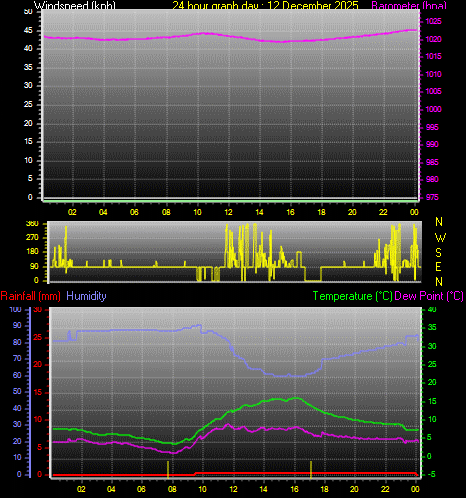 24 Hour Graph for Day 12