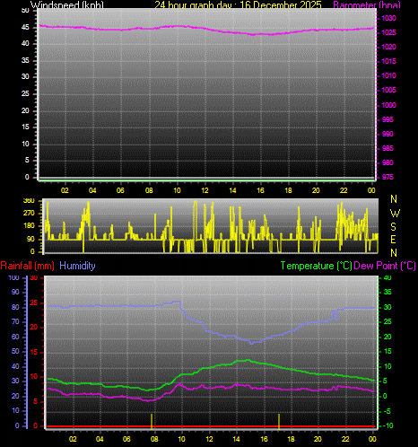 24 Hour Graph for Day 16