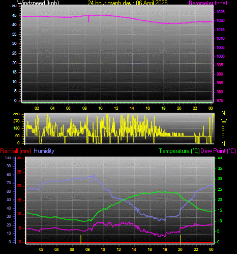 24 Hour Graph for Day 06