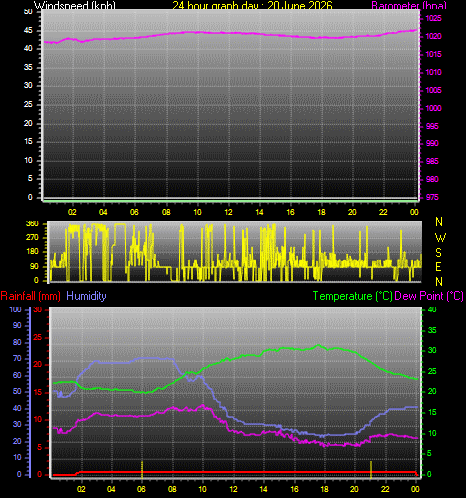 24 Hour Graph for Day 20