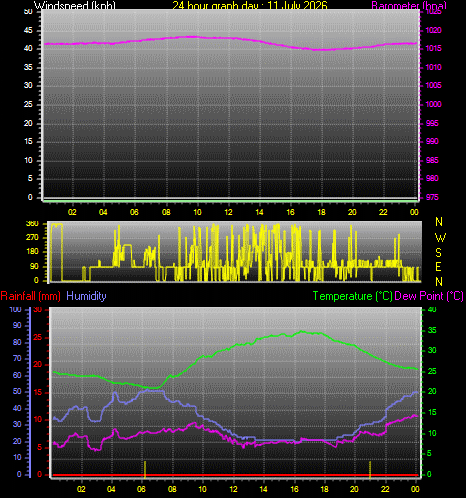 24 Hour Graph for Day 11