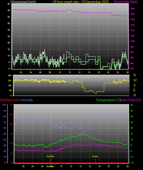 24 Hour Graph for Day 19