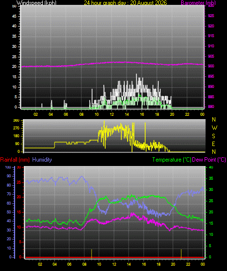 24 Hour Graph for Day 20