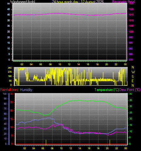24 Hour Graph for Day 12