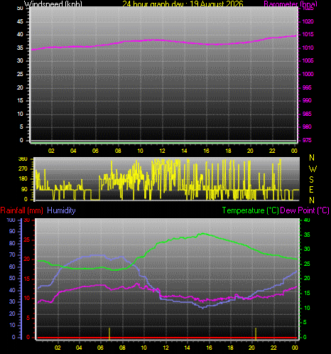 24 Hour Graph for Day 19